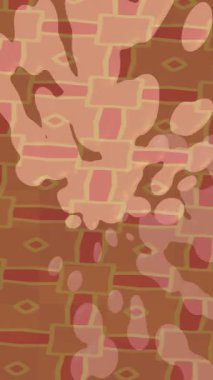 Benzersiz dijital animasyon tarzı grafikleri olan yaratıcı ortam tasarımı için yenilikçi hareket dokusu