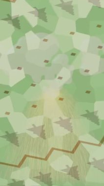 Soyut hareket desenli fütüristik video üretimi için dinamik dijital arkaplan