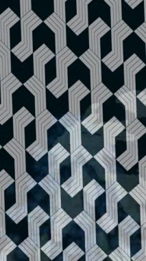 Benzersiz dijital animasyon tarzı grafikleri olan yaratıcı ortam tasarımı için yenilikçi hareket dokusu