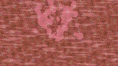 Soyut hareket desenli fütüristik video üretimi için dinamik dijital arkaplan