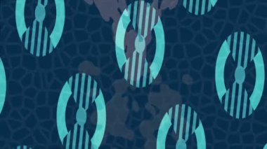 Estetik doku arkaplan tasarımı renkli hareket grafikleri ile moda film giriş profosyoneli