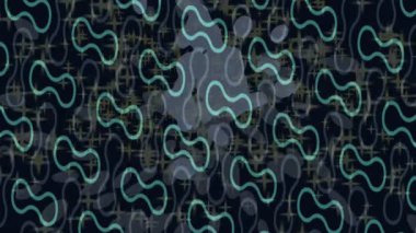 Benzersiz video giriş tasarımı projeleri için detaylı yüzey kalıbı film animasyon stili grafik girişi