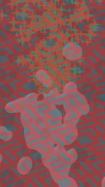 Benzersiz dijital animasyon tarzı grafikleri olan yaratıcı ortam tasarımı için yenilikçi hareket dokusu