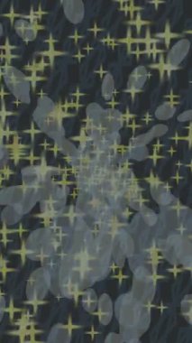 Benzersiz dijital animasyon tarzı grafikleri olan yaratıcı ortam tasarımı için yenilikçi hareket dokusu