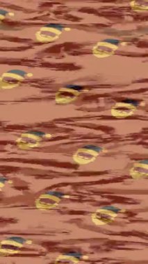 Benzersiz video giriş tasarımı projeleri için detaylı yüzey kalıbı film animasyon stili grafik girişi