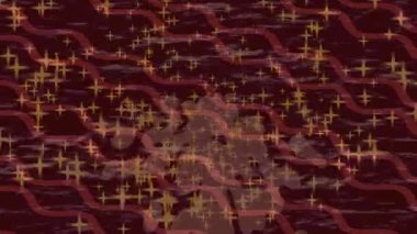 Lüks hareket projeleri için soyut tasarım stili animasyonu olan üst düzey dijital doku