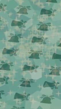 Soyut hareket desenli fütüristik video üretimi için dinamik dijital arkaplan