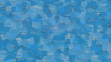 Dijital doku yüzey tasarım biçimi ile modern video animasyonu için gelişmiş hareket grafikleri