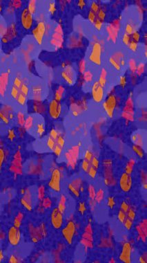 Estetik doku arkaplan tasarımı renkli hareket grafikleri ile moda film giriş profosyoneli