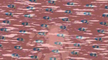 Benzersiz hareket grafikleri tasarım sanatına sahip yaratıcı film üretimi için özet bir arkaplan