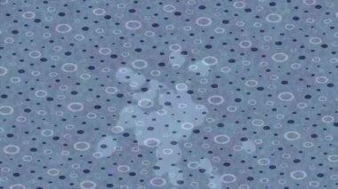 Benzersiz video giriş tasarımı projeleri için detaylı yüzey kalıbı film animasyon stili grafik girişi