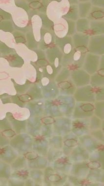 Soyut hareket desenli fütüristik video üretimi için dinamik dijital arkaplan