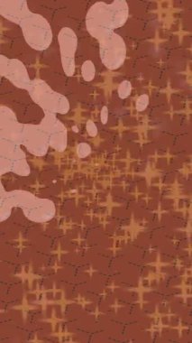 Dijital doku yüzey tasarım biçimi ile modern video animasyonu için gelişmiş hareket grafikleri