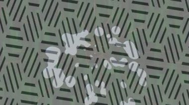 Yaratıcı video düzenleme film arkaplan tasarımı için minimalist organik hareket grafikleri