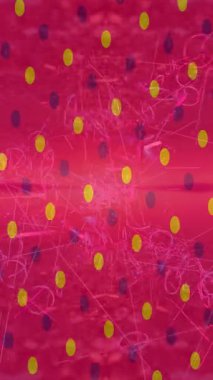 Soyut hareket desenli fütüristik video üretimi için dinamik dijital arkaplan