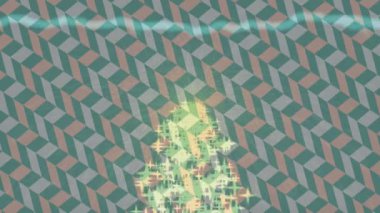 Benzersiz hareket dokusu tasarım sanatı ile profesyonel video düzenleme için modern soyut grafikler