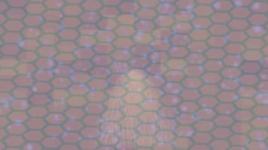 Soyut hareket desenli fütüristik video üretimi için dinamik dijital arkaplan