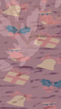 Lüks hareket projeleri için soyut tasarım stili animasyonu olan üst düzey dijital doku