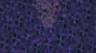 Soyut hareket desenli fütüristik video üretimi için dinamik dijital arkaplan