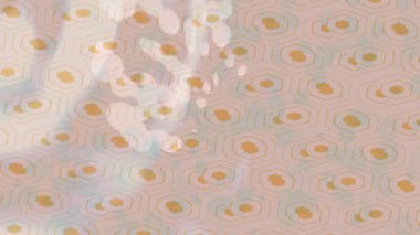 Lüks hareket projeleri için soyut tasarım stili animasyonu olan üst düzey dijital doku