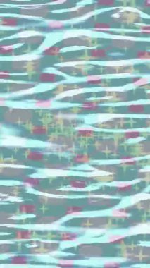 Soyut hareket desenli fütüristik video üretimi için dinamik dijital arkaplan