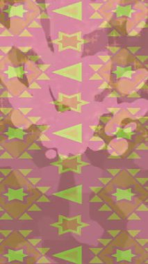 Benzersiz dijital animasyon tarzı grafikleri olan yaratıcı ortam tasarımı için yenilikçi hareket dokusu