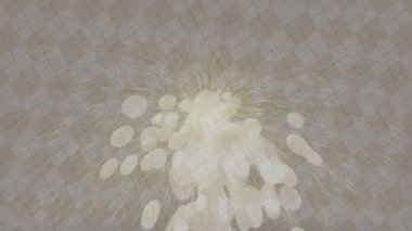 Profesyonel video projeleri sanat tarzı için organik hareketli arkaplan tasarımı