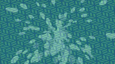 Dijital doku yüzey tasarım biçimi ile modern video animasyonu için gelişmiş hareket grafikleri