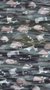 Lüks hareket projeleri için soyut tasarım stili animasyonu olan üst düzey dijital doku