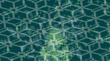 Benzersiz dijital animasyon tarzı grafikleri olan yaratıcı ortam tasarımı için yenilikçi hareket dokusu