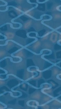 Soyut hareket desenli fütüristik video üretimi için dinamik dijital arkaplan