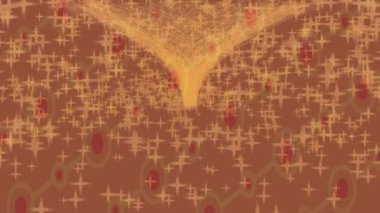 Benzersiz dijital animasyon tarzı grafikleri olan yaratıcı ortam tasarımı için yenilikçi hareket dokusu