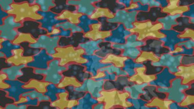 Benzersiz hareket dokusu tasarım sanatı ile profesyonel video düzenleme için modern soyut grafikler