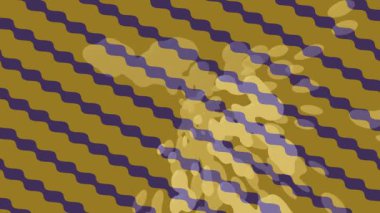 Benzersiz dijital animasyon tarzı grafikleri olan yaratıcı ortam tasarımı için yenilikçi hareket dokusu