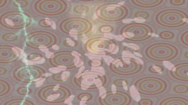 Lüks hareket projeleri için soyut tasarım stili animasyonu olan üst düzey dijital doku