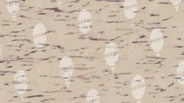 Benzersiz dijital animasyon tarzı grafikleri olan yaratıcı ortam tasarımı için yenilikçi hareket dokusu