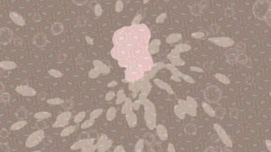 Benzersiz video giriş tasarımı projeleri için detaylı yüzey kalıbı film animasyon stili grafik girişi