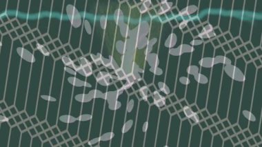 Benzersiz dijital animasyon tarzı grafikleri olan yaratıcı ortam tasarımı için yenilikçi hareket dokusu