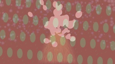 Organik desenli yüzey giriş stili video film sanatı ile soyut arkaplan tasarımı