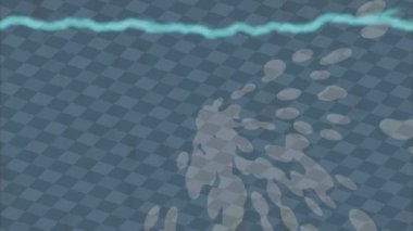 Yaratıcı video düzenleme film arkaplan tasarımı için minimalist organik hareket grafikleri