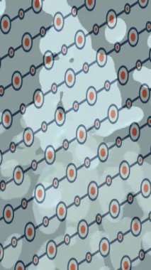 Benzersiz hareket grafikleri tasarım sanatına sahip yaratıcı film üretimi için özet bir arkaplan