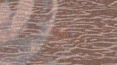 Soyut hareket desenli fütüristik video üretimi için dinamik dijital arkaplan