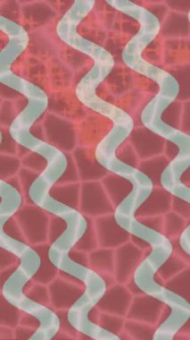 Benzersiz dijital animasyon tarzı grafikleri olan yaratıcı ortam tasarımı için yenilikçi hareket dokusu