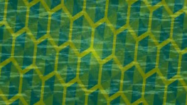 Soyut hareket desenli fütüristik video üretimi için dinamik dijital arkaplan