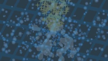 Benzersiz dijital animasyon tarzı grafikleri olan yaratıcı ortam tasarımı için yenilikçi hareket dokusu