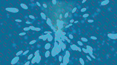 Dijital doku yüzey tasarım biçimi ile modern video animasyonu için gelişmiş hareket grafikleri