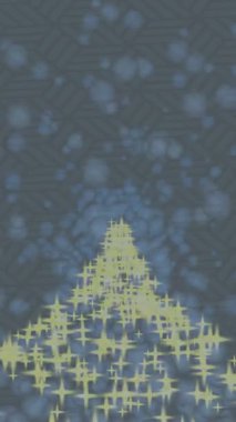 Lüks hareket projeleri için soyut tasarım stili animasyonu olan üst düzey dijital doku