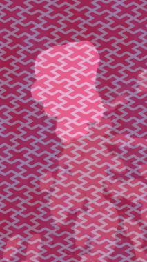 Estetik doku arkaplan tasarımı renkli hareket grafikleri ile moda film giriş profosyoneli