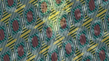 Benzersiz dijital animasyon tarzı grafikleri olan yaratıcı ortam tasarımı için yenilikçi hareket dokusu