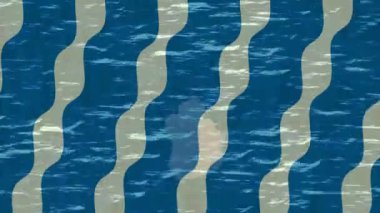 Benzersiz dijital animasyon tarzı grafikleri olan yaratıcı ortam tasarımı için yenilikçi hareket dokusu